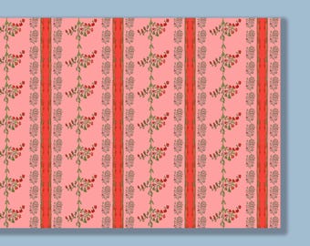Tear Off Paper Placemats: Climbing Vines {Stationary Notecards, Monogram, Custom, Artistic, Girly, Beautiful, Blue, Pretty, Fun}