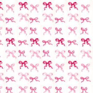 Wrapping Paper: Pink Bows