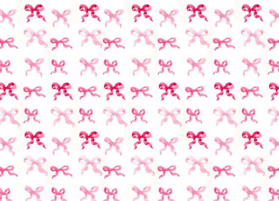 Wrapping Paper: Pink Bows