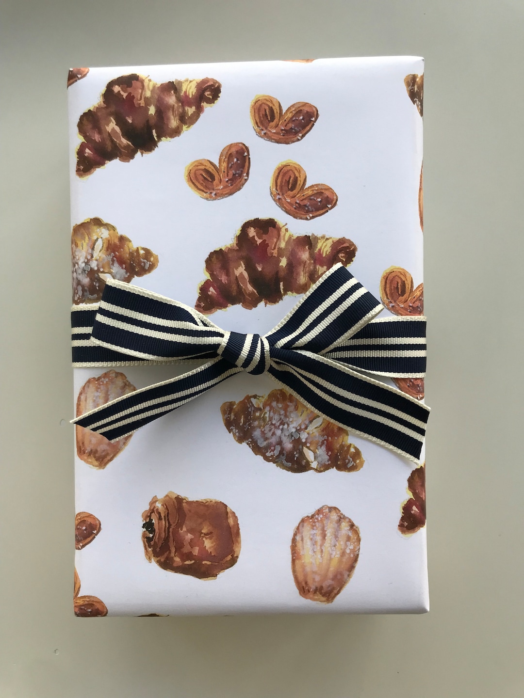 Wrapping Paper French Bakery gift Wrap, Birthday, Holiday, Christmas