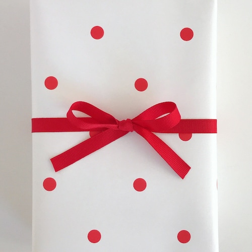 Wrapping Paper Red Bows gift Wrap Birthday Holiday Etsy