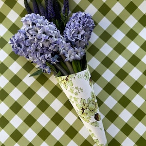 Wrapping Paper: Diagonal Olive Gingham {Gift Wrap, Birthday, Holiday, Christmas}