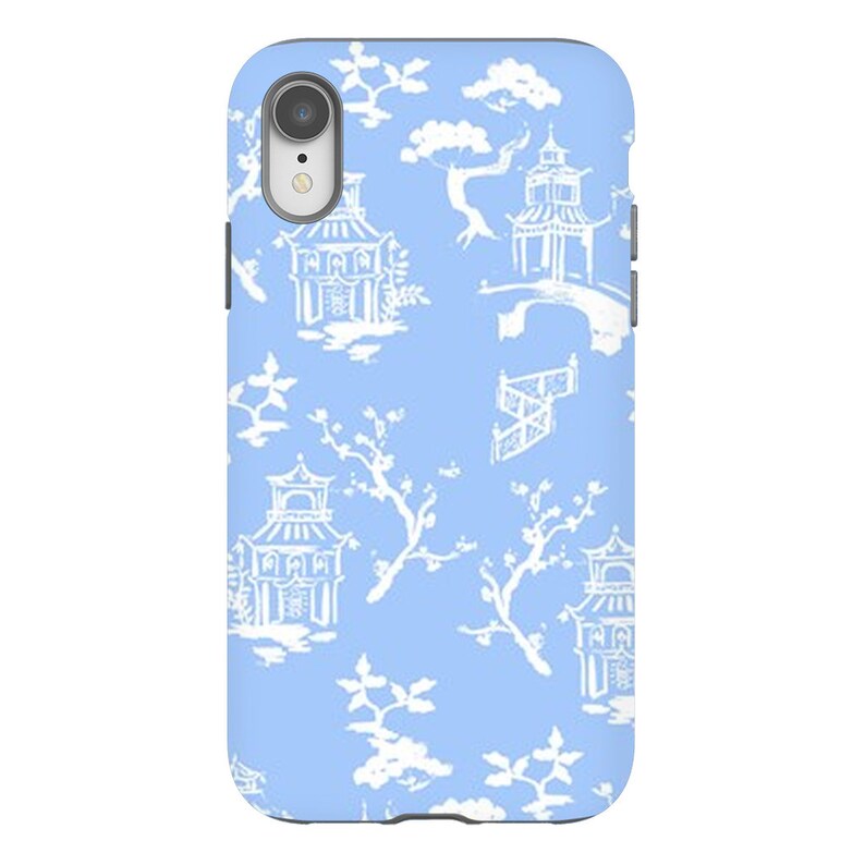 Blue Pagoda iPhone Case