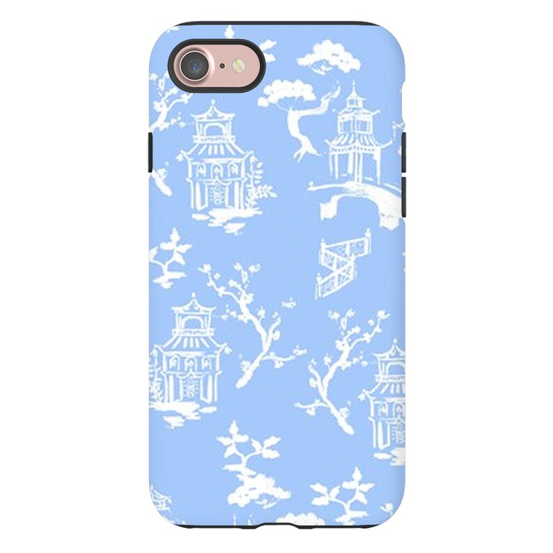 Blue Pagoda iPhone Case