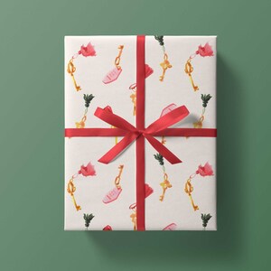 Wrapping Paper: Tassel Key {Gift Wrap, Birthday, Holiday, Christmas}