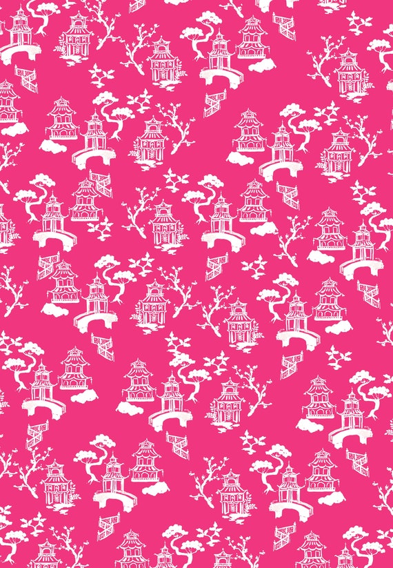 Wrapping Paper: Hot Pink Gingham {Gift Wrap, Birthday, Holiday, Christmas}