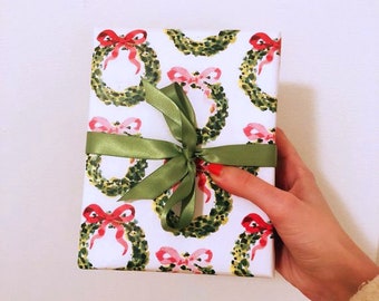 Wrapping Paper: Wreaths {Christmas, Holiday, Gift Wrap}