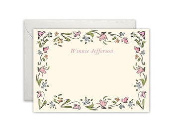 Sloane Bitty Notes French Pink Floral (Gift Enclosure Cards)