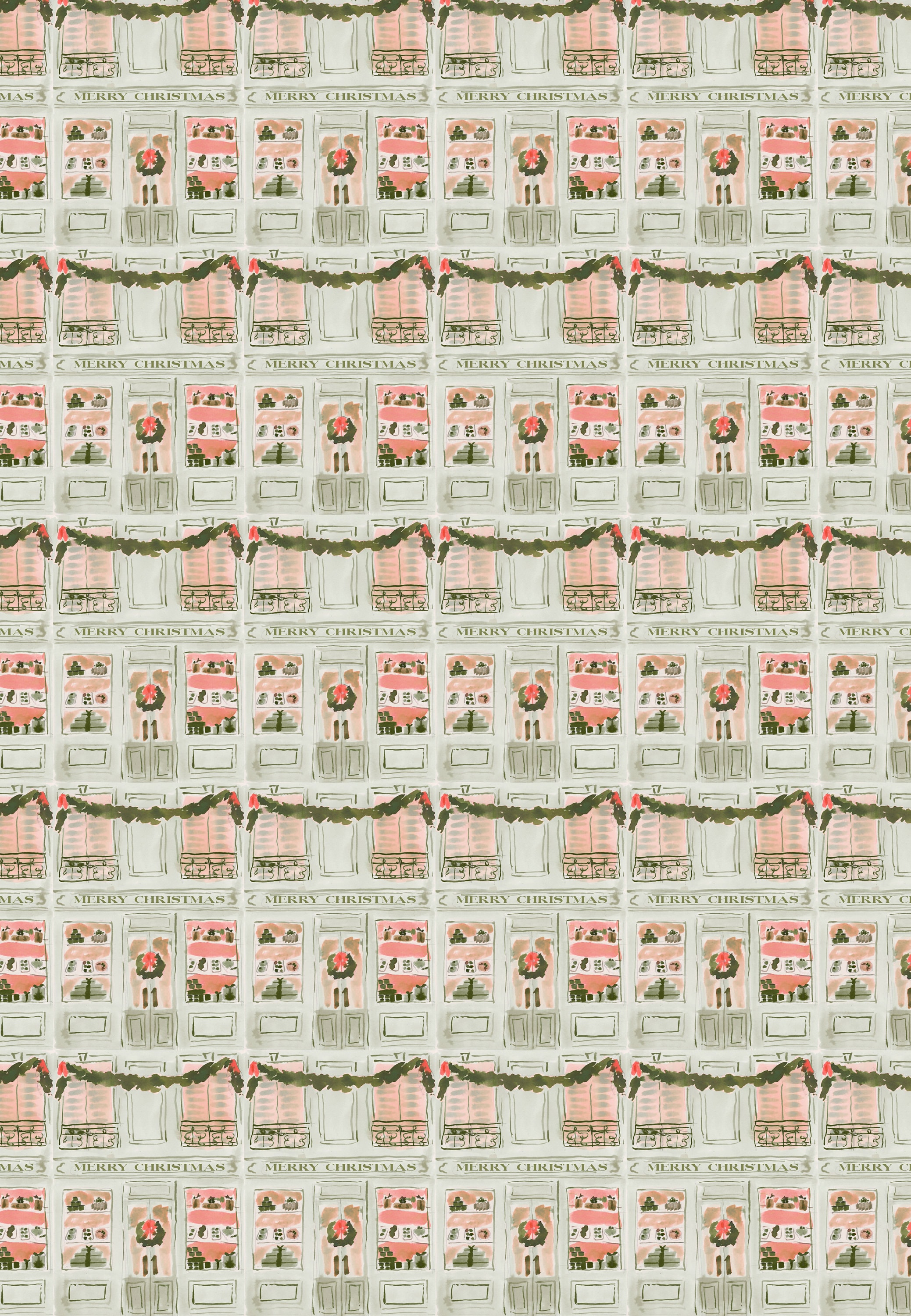 Wrapping Paper (MADE TO ORDER) Christmas Patisserie {Gift Wrap, Birthday, Holiday, Christmas}