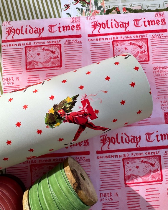 Wrapping Paper: Holiday Bellhops gift Wrap, Birthday, Holiday, Christmas 