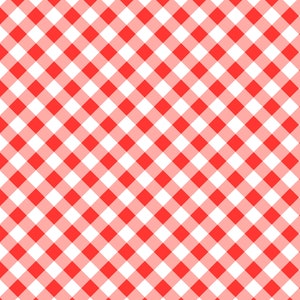 Wrapping Paper: Diagonal Red Gingham {Gift Wrap, Birthday, Holiday, Christmas}