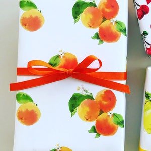 Wrapping Paper: Oranges {Gift Wrap, Birthday, Holiday, Christmas}