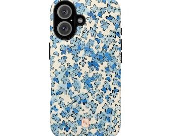 Blue Hydrangea Confetti Phone Case Accessories, Tough Cases