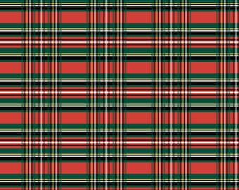 Wrapping Paper: Red Tartan {Gift Wrap, Birthday, Holiday, Christmas}