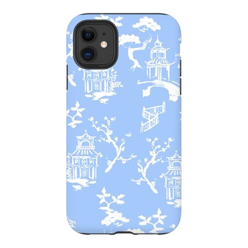 Blue Pagoda iPhone Case