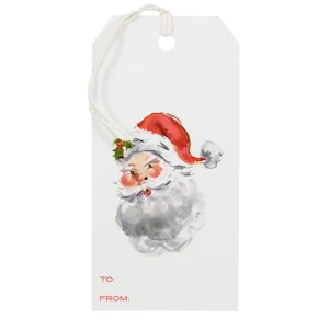 Gift Tag: Santa Claus {Gift Tag, Christmas, Holiday, Party}