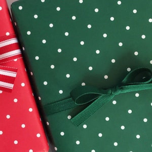 Wrapping Paper: Forest Pin Dot {Gift Wrap, Birthday, Holiday, Christmas}