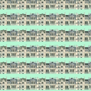 Wrapping Paper: Green Paris Apartments Gift Wrap, Birthday, Holiday, Christmas image 4