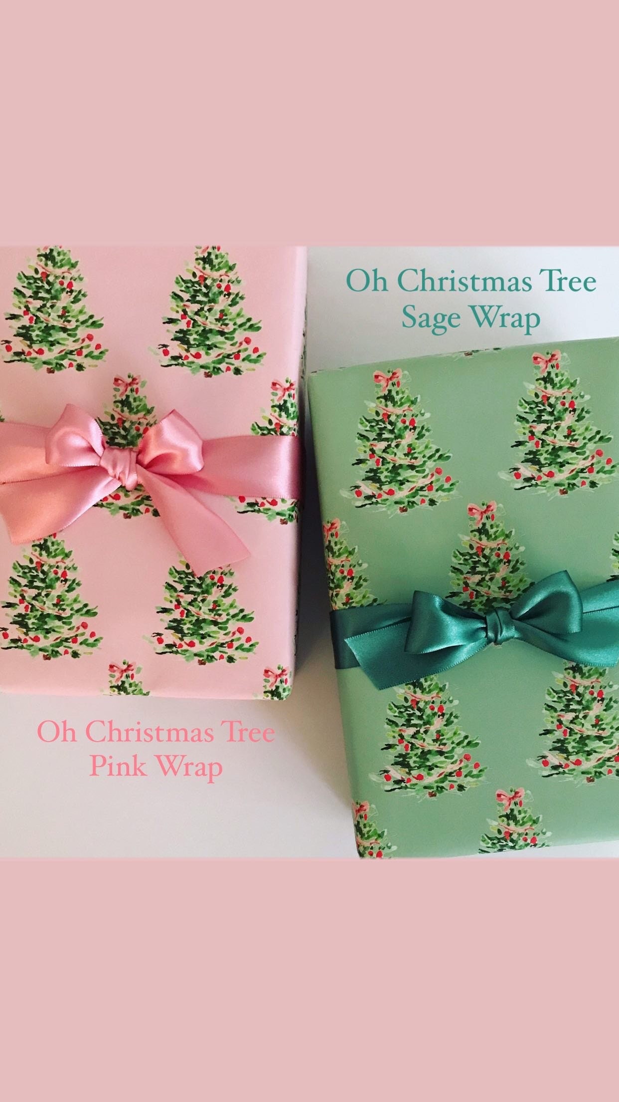 O Christmas Tree Wrapping Paper - 6 FT Roll - Matte Finish *20% Off!*