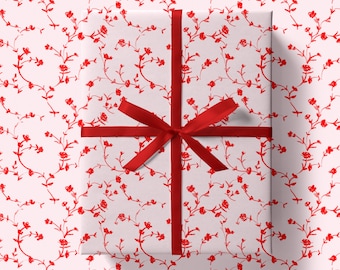 Amour Vine Wrapping Paper