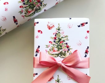 Wrapping Paper: Nutcracker Toy Tree {Christmas, Holiday, Gift Wrap}