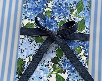 Hydrangea Hedge Wrapping Paper {Gift Wrap, Birthday, Holiday, Christmas}