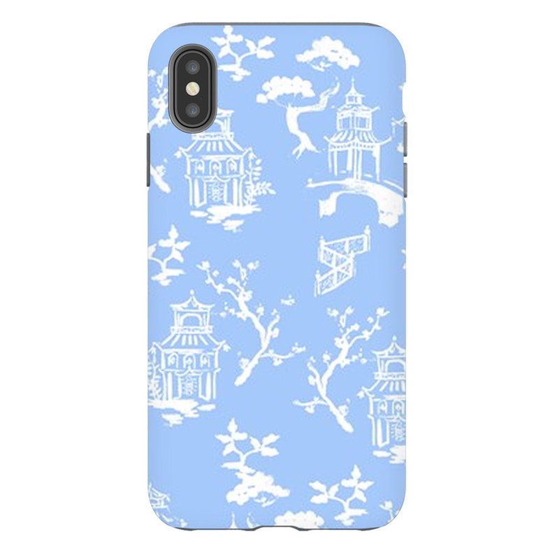 Blue Pagoda iPhone Case
