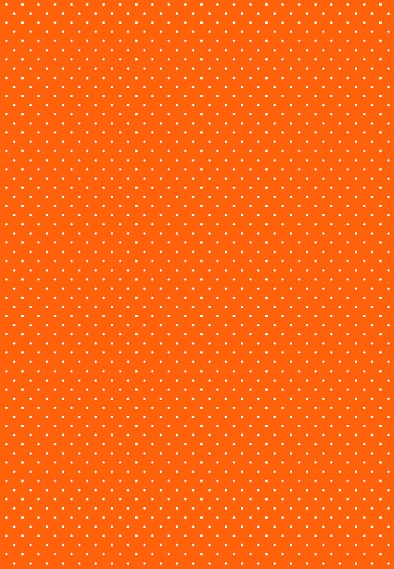 Wrapping Paper: Orange Pin Dot gift Wrap, Birthday, Holiday, Christmas -   Sweden