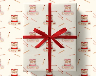 Striking a Match Wrapping Paper