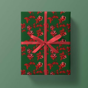Blooming Roses Gift Wrapping Paper Blooming Roses Gift Wrapping Paper