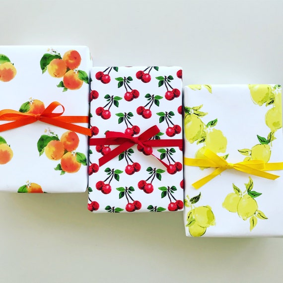 Wrapping Paper: Orange Pagoda gift Wrap, Birthday, Holiday, Christmas 