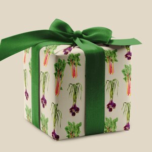 Chard & Onion Wrapping Paper {Gift Wrap, Birthday, Summer, Wedding Shower, Holiday, Christmas}
