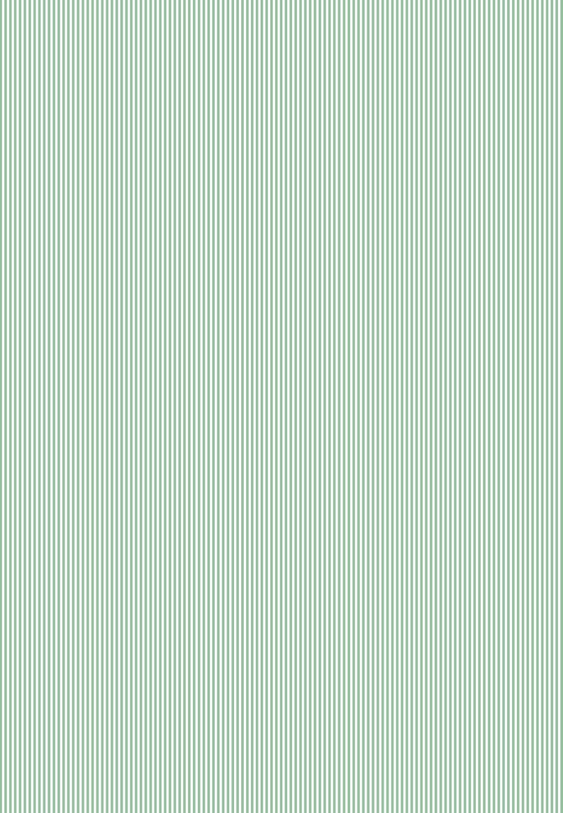 Wrapping Paper: Sage Pinstripe Gift Wrap, Birthday, Holiday, Christmas image 3