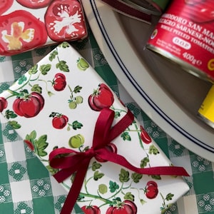 Vine Ripe Tomato Wrapping Paper {Gift Wrap, Birthday, Summer, Wedding Shower, Holiday, Christmas}