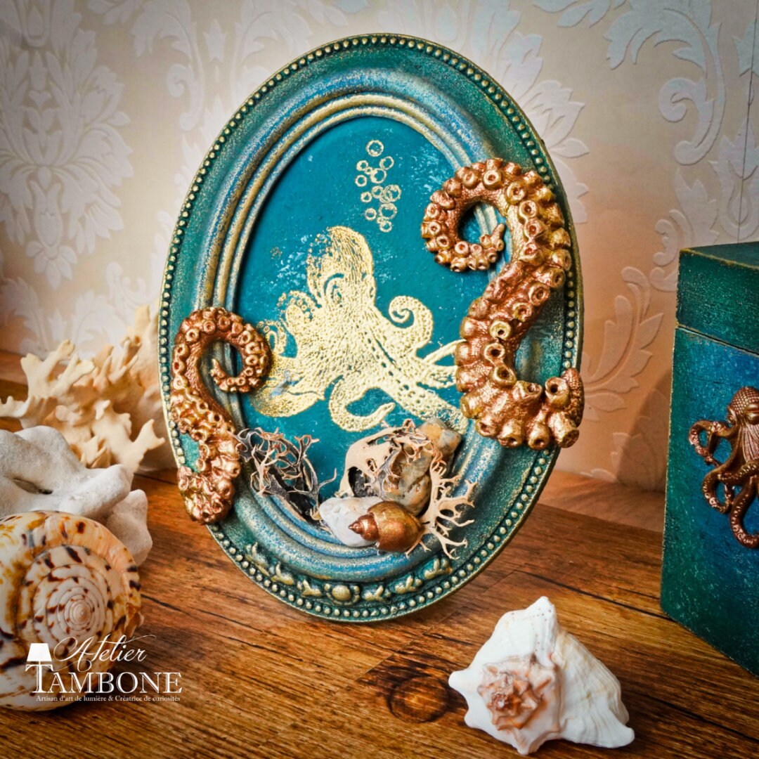 Cadre Décoratif Ovale Cthulhu