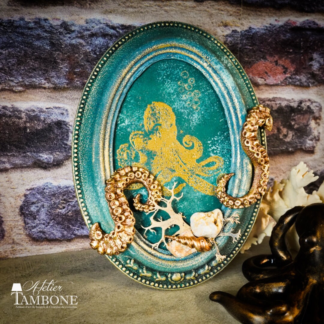 Cadre Décoratif Ovale Cthulhu