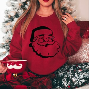 Santa Head Crewneck