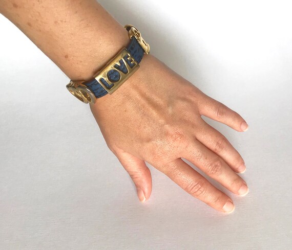 Jacky De G Bracelet Love Vintage Jacky De G Rare Leather
