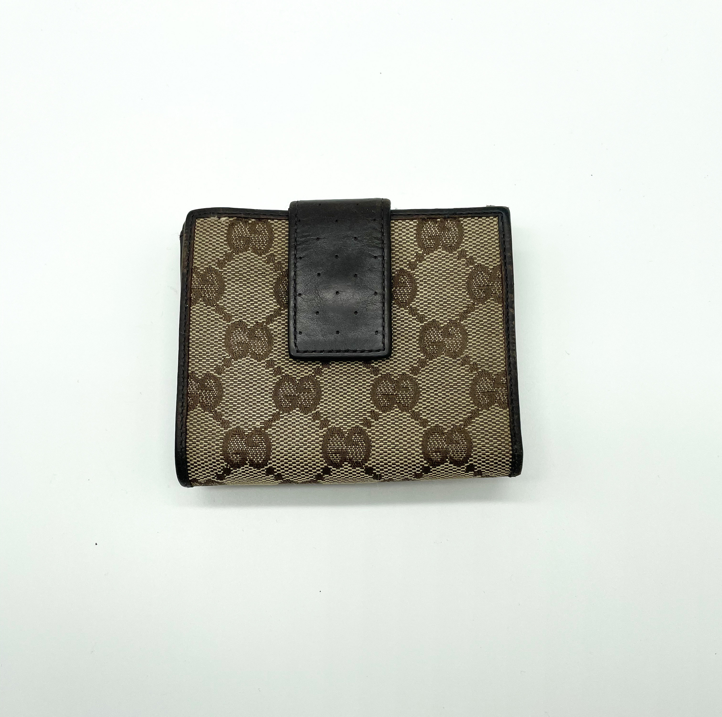 GUCCI Wallet Vintage Gucci Authentic GG Monogram Interlocking - Etsy
