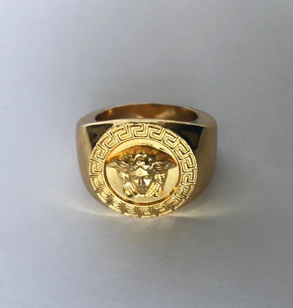 versace ring 18k