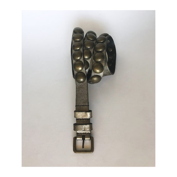 ANN DEMEULEMEESTER Belt Vintage Belt Leather Stud… - image 1