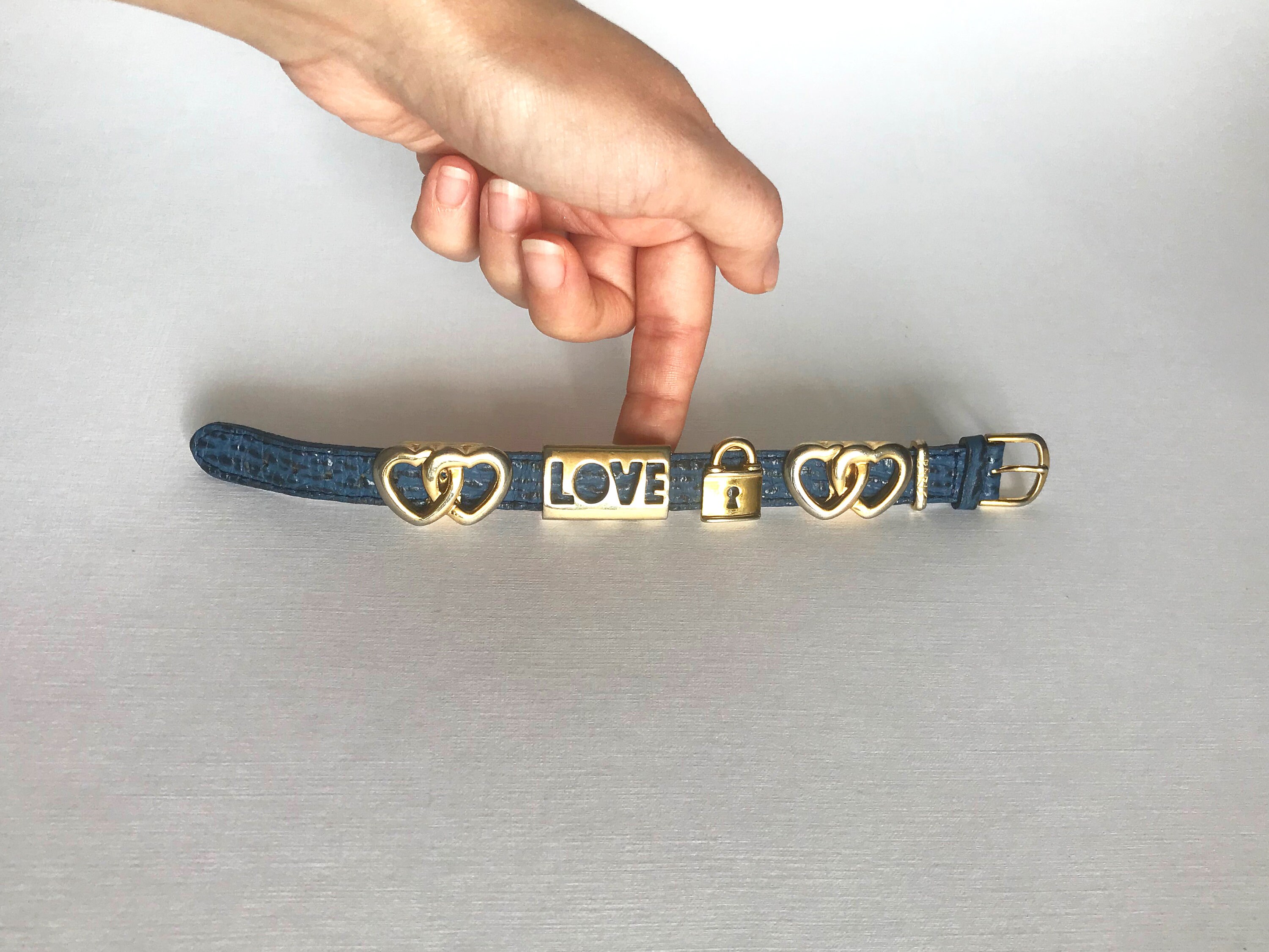 Jacky De G Bracelet Love Vintage Jacky De G Rare Leather