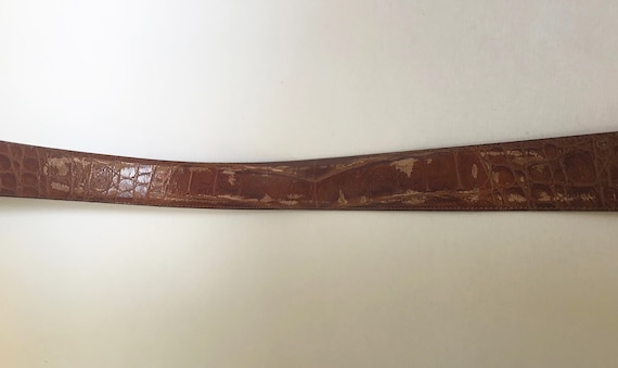 GIANFRANCO FERRE Vintage Belt, Gold Plated Buckle Gianfranco Ferre Vintage Leather Belt Gold Plated Buckle  main image 3