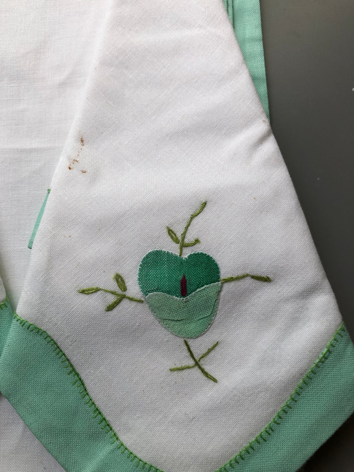 Set of 4 Under the plates and napkins hand made Etsy