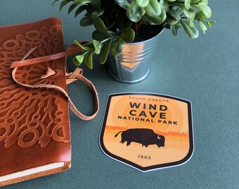 Parc National de Wind Cave autocollant
