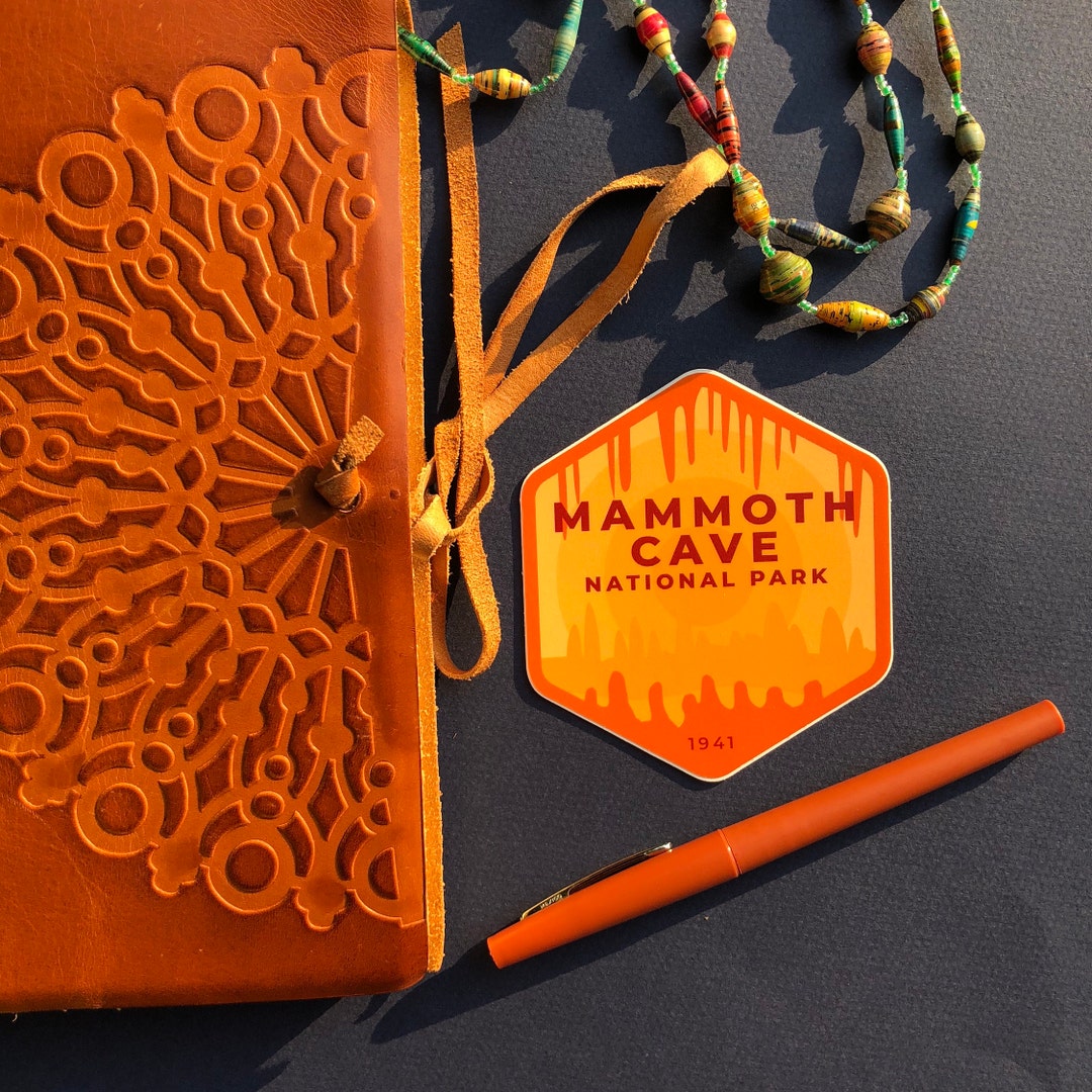 Mammoth Script Sticker Mammoth Cave National Park Sticker - Etsy