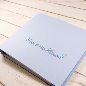 Meu primeiro álbum | Lindo diário de bebê | Livro de visitas | Customizável