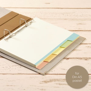Index voor A4, A5 en vierkante albums