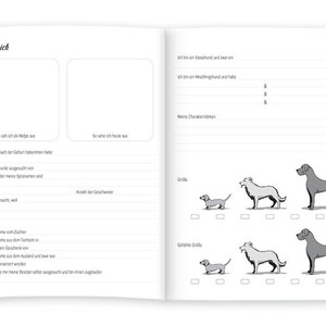 Tagebuch für Hunde Hundebuch für Hundesitter Bild 3