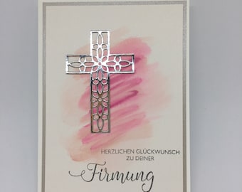 Glückwunschkarte zur Firmung